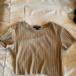 forever 21 ribbed crop top